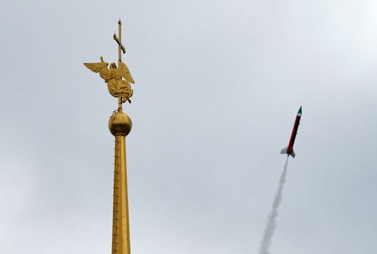 Празднование Дня космонавтики в Петропавловской крепости