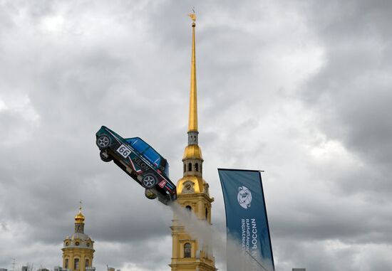 Празднование Дня космонавтики в Петропавловской крепости