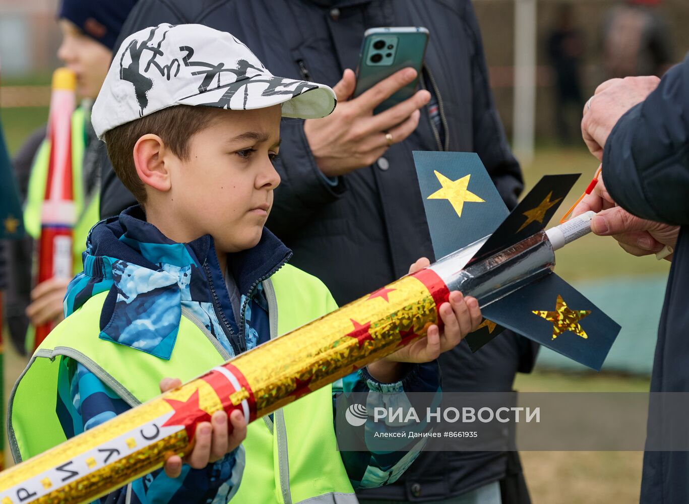 Празднование Дня космонавтики в Петропавловской крепости