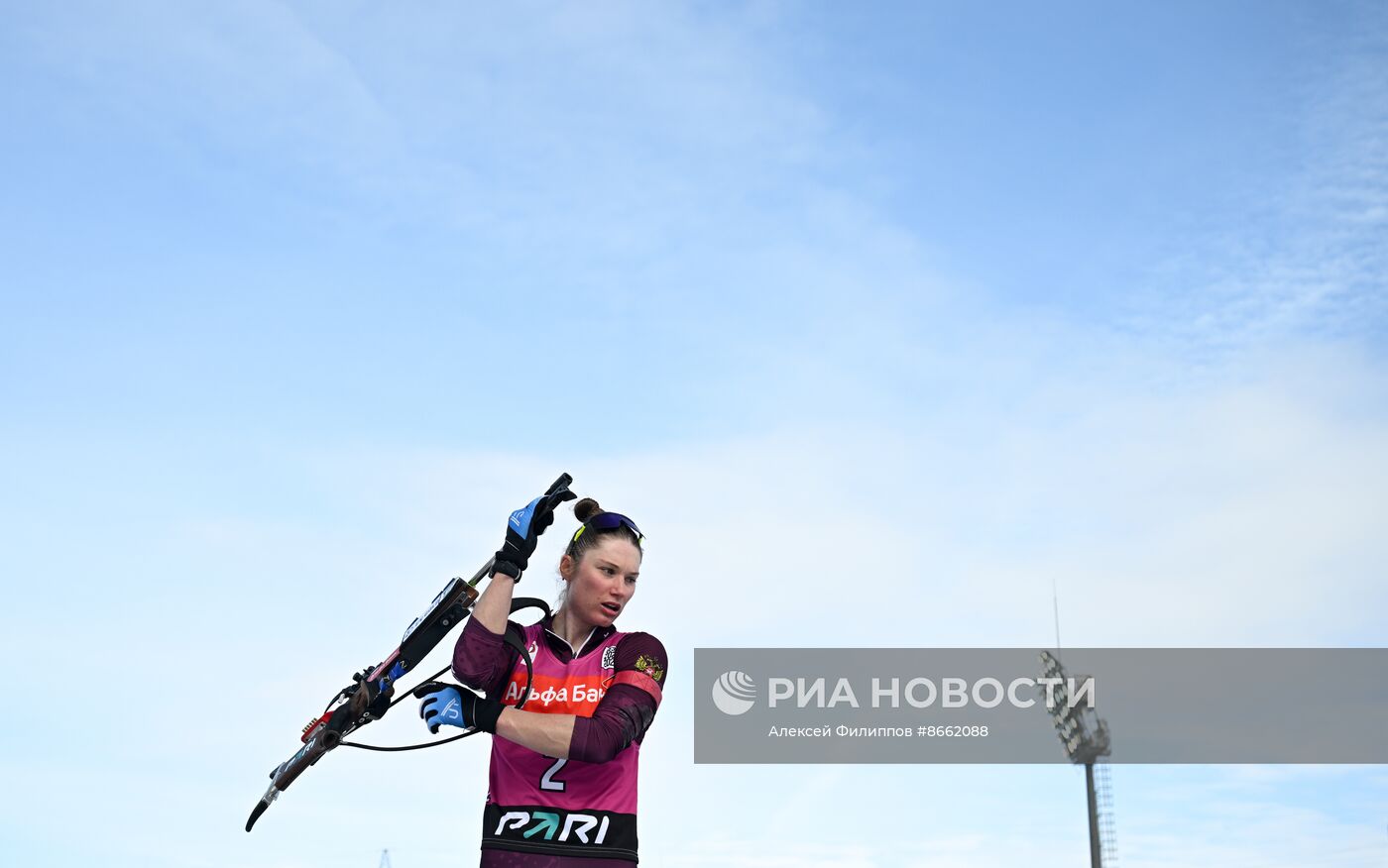 Финал Кубка Содружества по биатлону. Масс-старт. Женщины