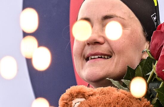 Финал Кубка Содружества по биатлону. Масс-старт. Женщины