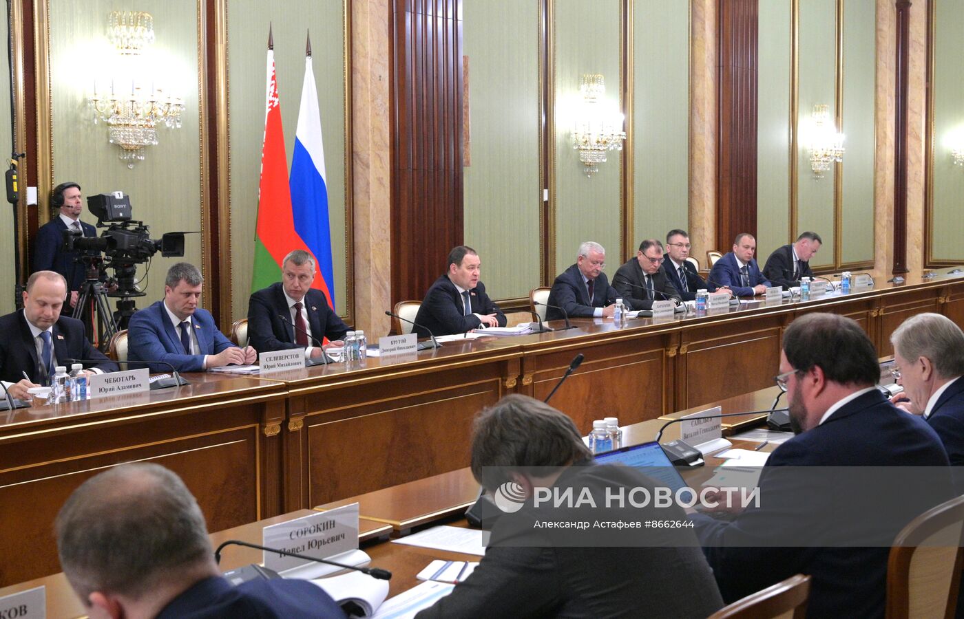 Встреча премьер-министров РФ и Белоруссии