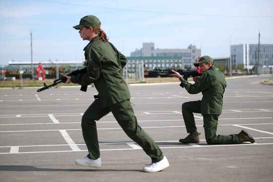 Работа центра военно-спортивной подготовки в Волгоградской области