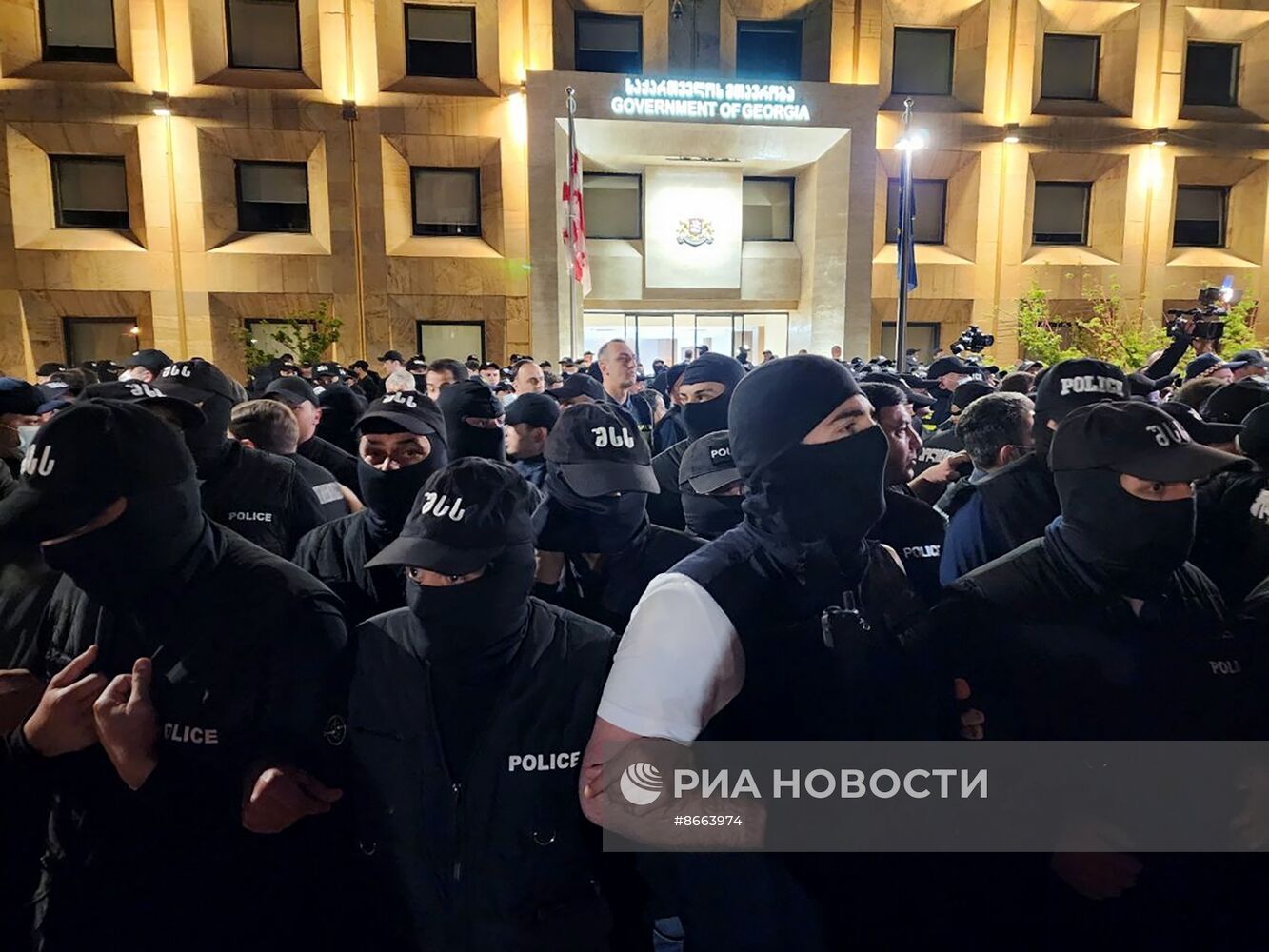 Протесты в Тбилиси против законопроекта об иноагентах