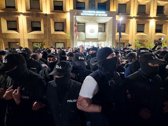 Протесты в Тбилиси против законопроекта об иноагентах