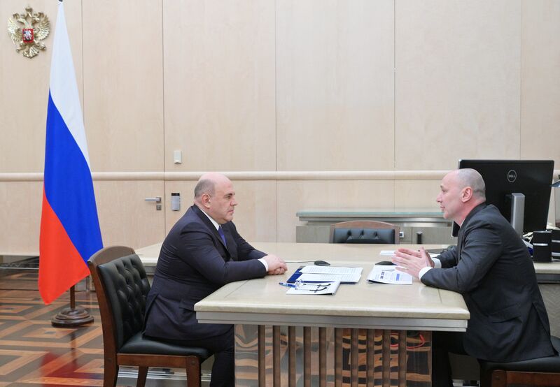 Премьер-министр Михаил Мишустин провел встречу с руководителем Рособрнадзора Анзором Музаевым
