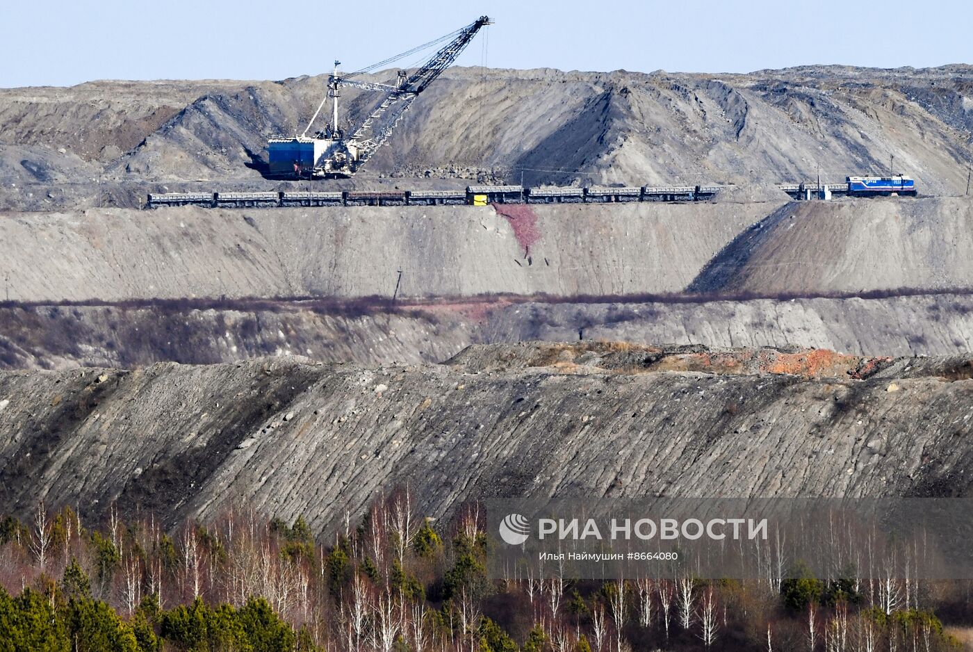 Бородинский угольный разрез в Красноярском крае