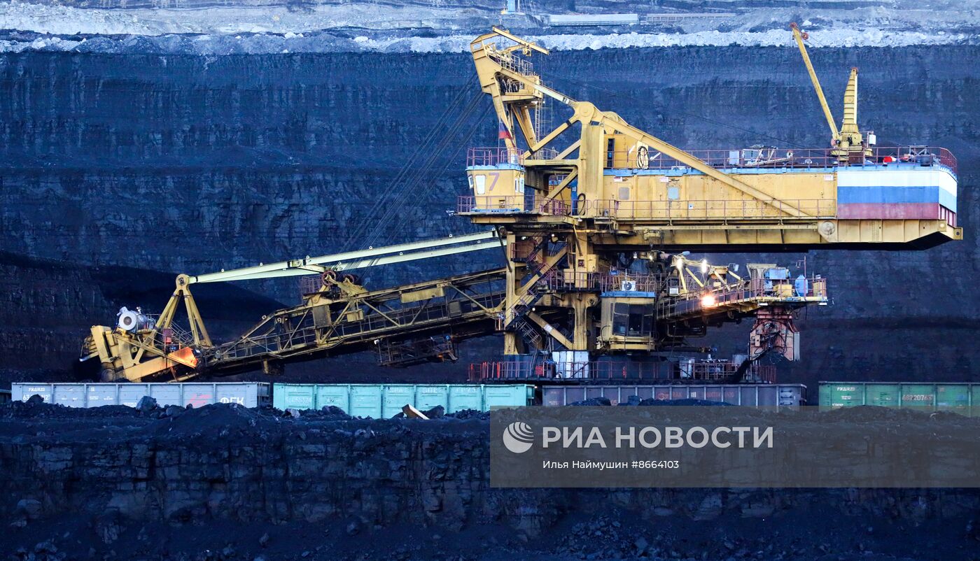 Бородинский угольный разрез в Красноярском крае