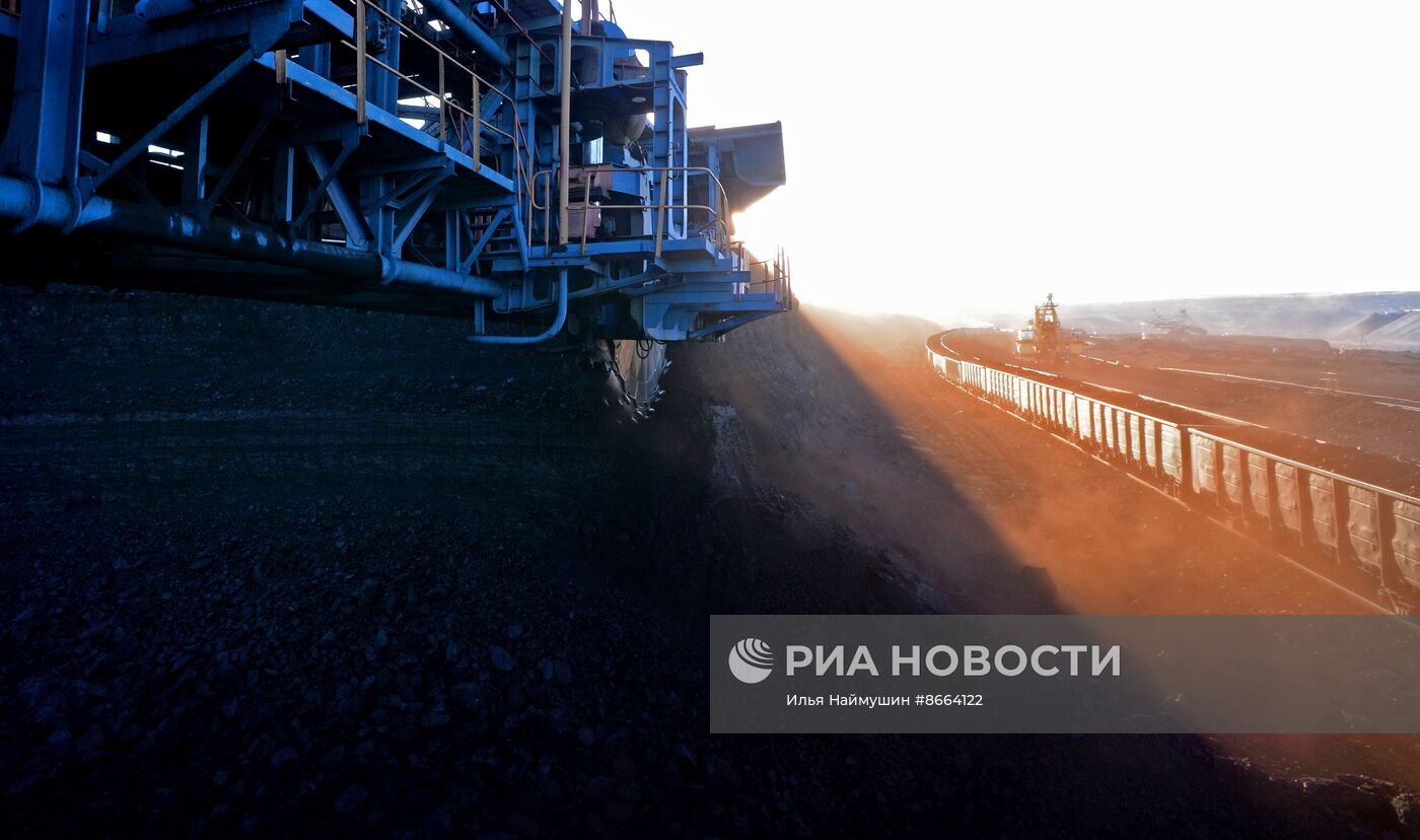 Бородинский угольный разрез в Красноярском крае