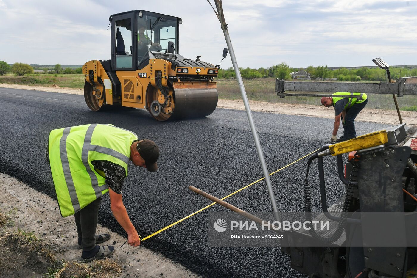 Капитальный ремонт федеральной трассы Луганск-Краснодон-Изварино в ЛНР