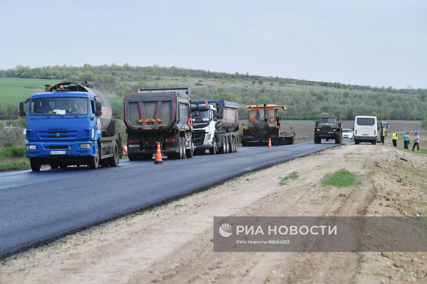 Капитальный ремонт федеральной трассы Луганск-Краснодон-Изварино в ЛНР