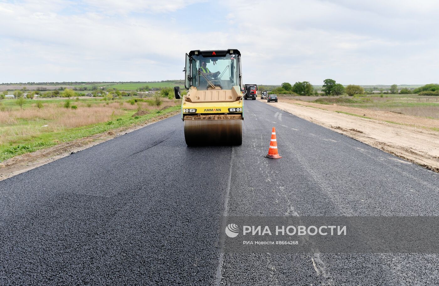 Капитальный ремонт федеральной трассы Луганск-Краснодон-Изварино в ЛНР