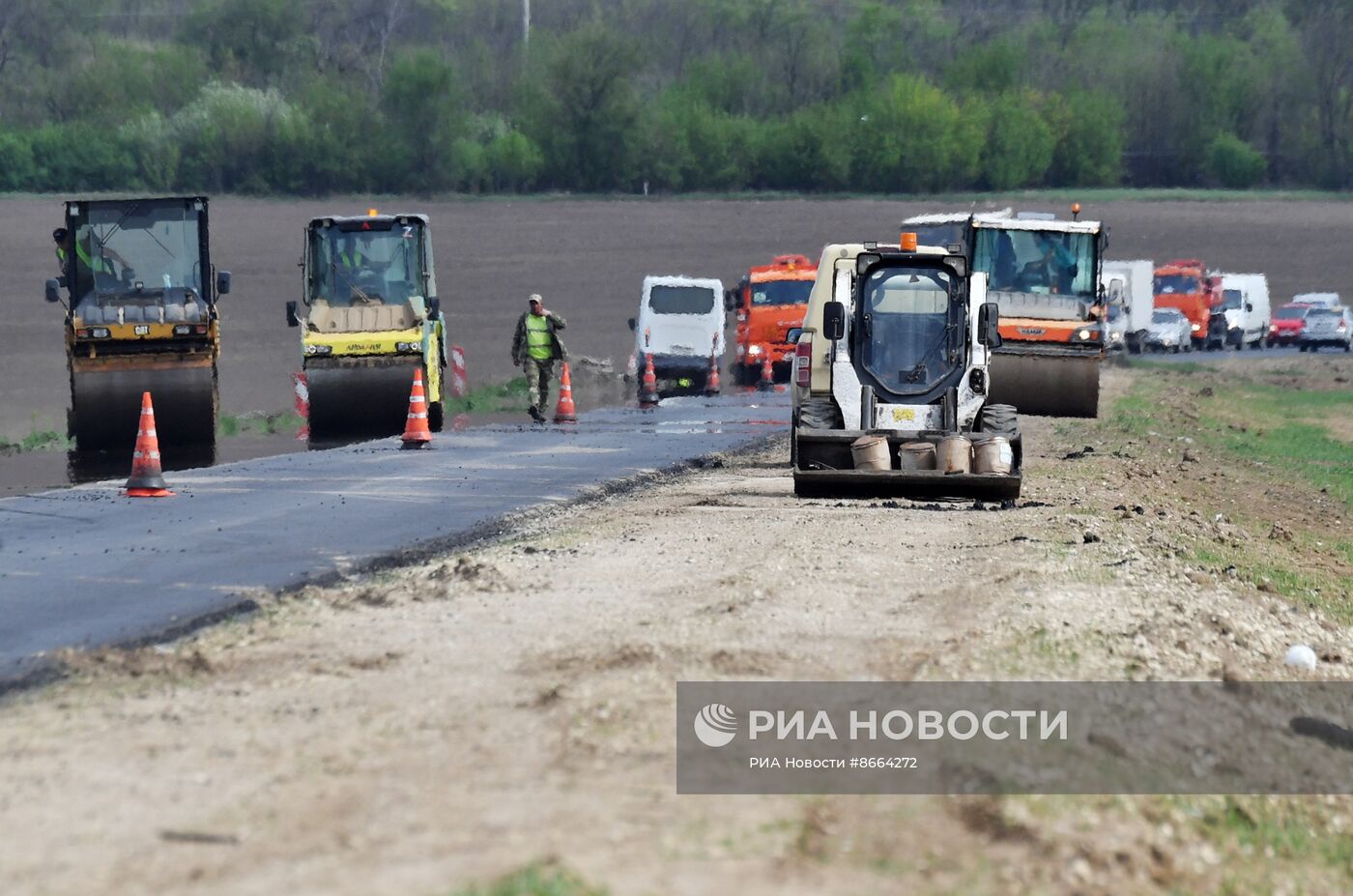 Капитальный ремонт федеральной трассы Луганск-Краснодон-Изварино в ЛНР