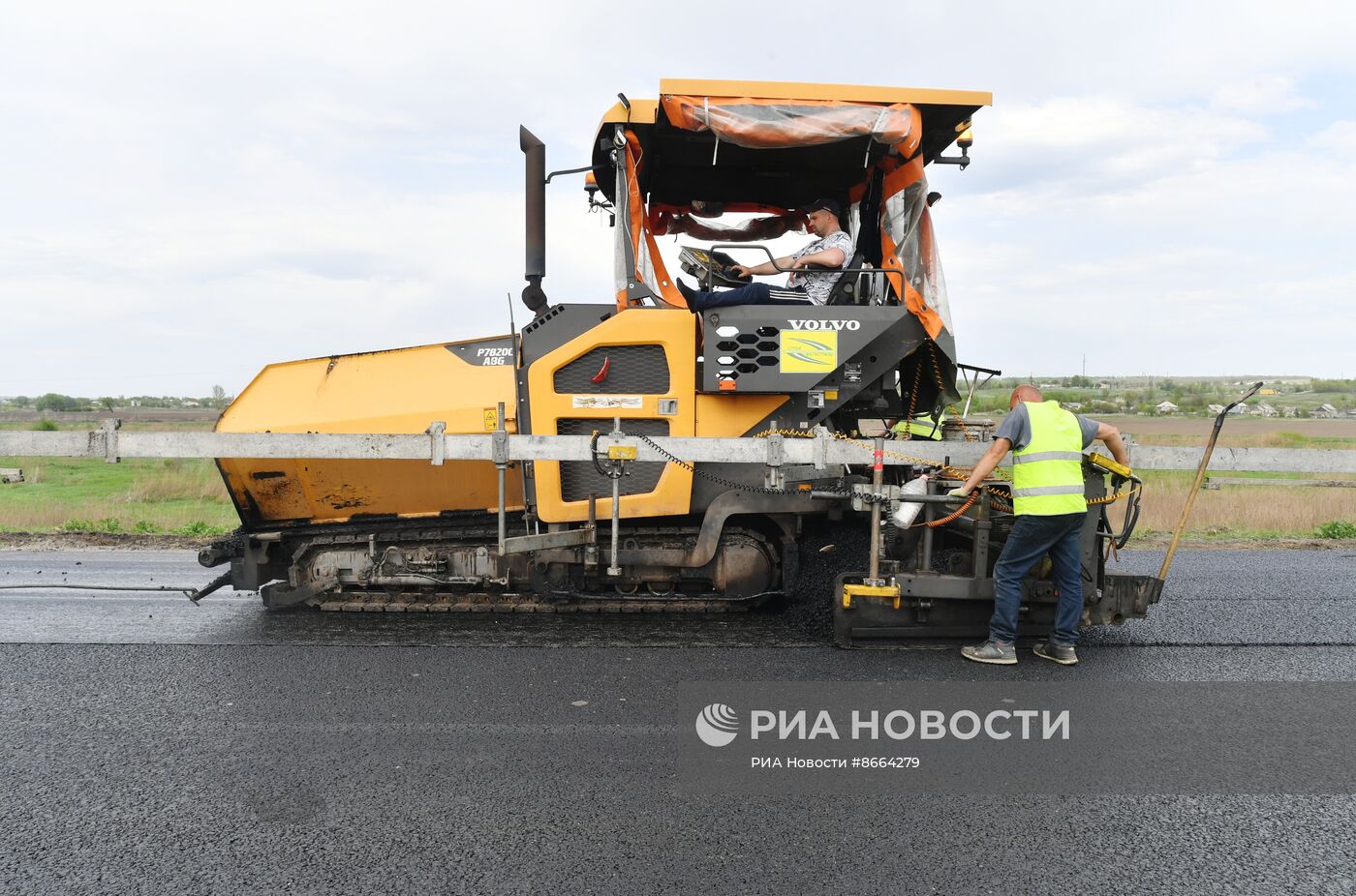 Капитальный ремонт федеральной трассы Луганск-Краснодон-Изварино в ЛНР