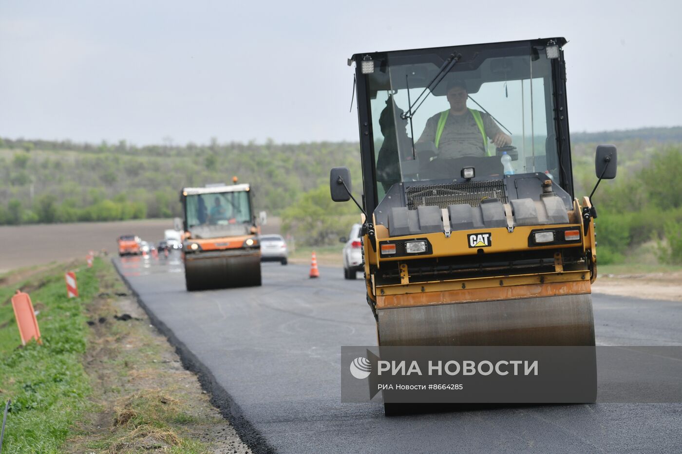 Капитальный ремонт федеральной трассы Луганск-Краснодон-Изварино в ЛНР