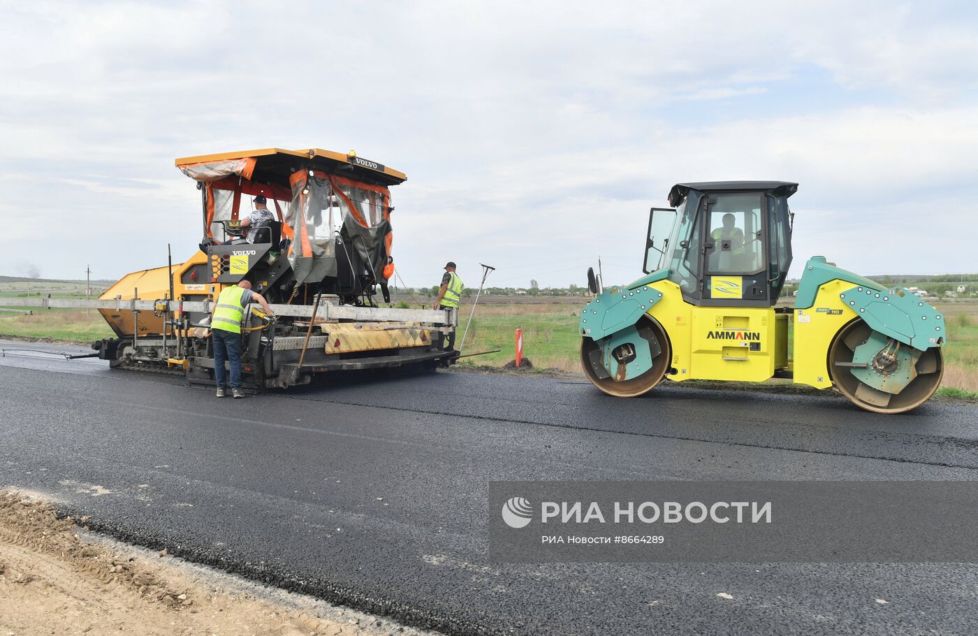 Капитальный ремонт федеральной трассы Луганск-Краснодон-Изварино в ЛНР