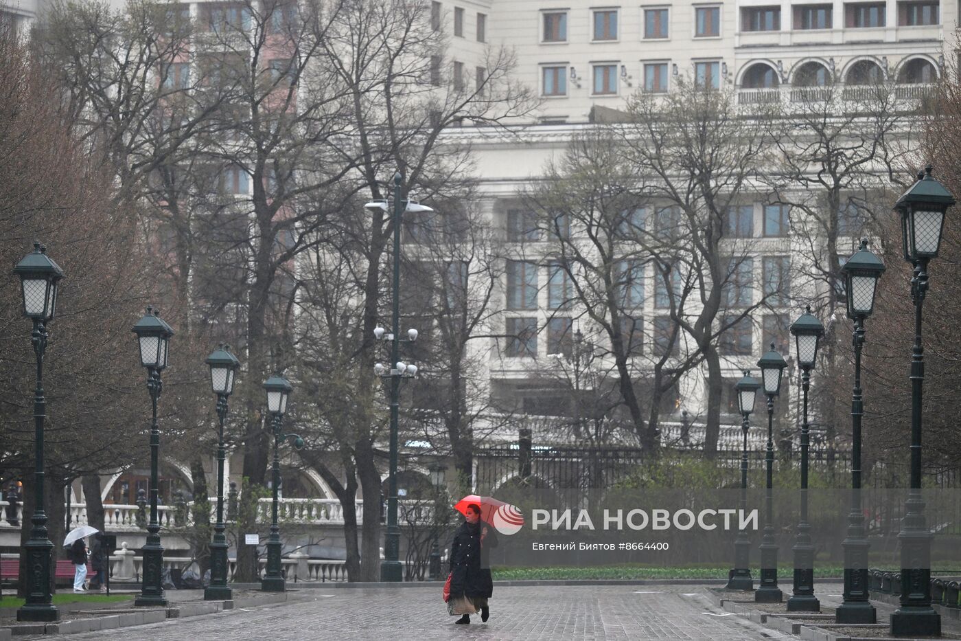 Сильный дождь в Москве