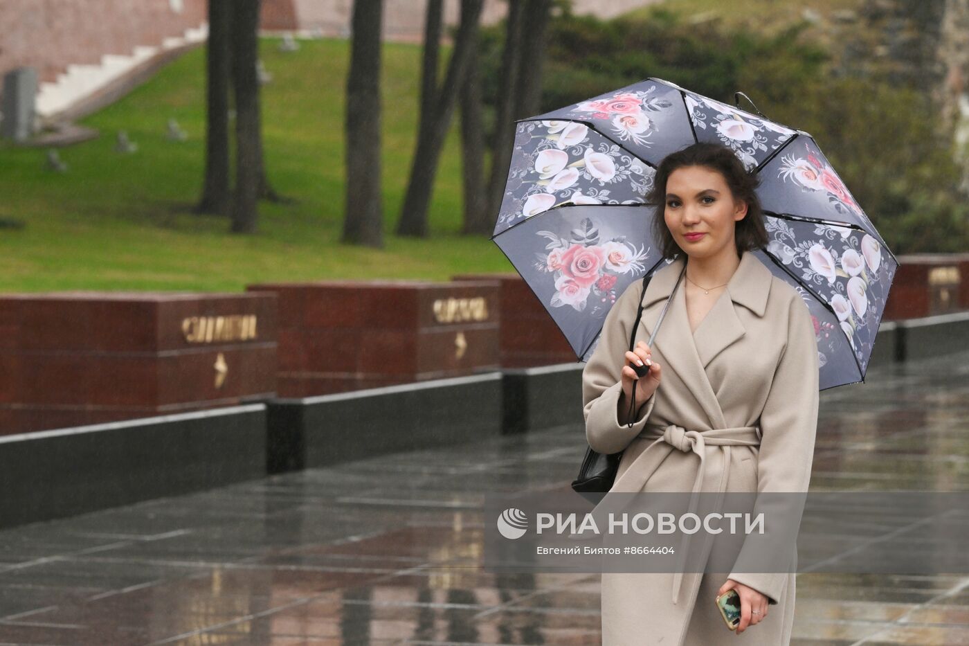 Сильный дождь в Москве