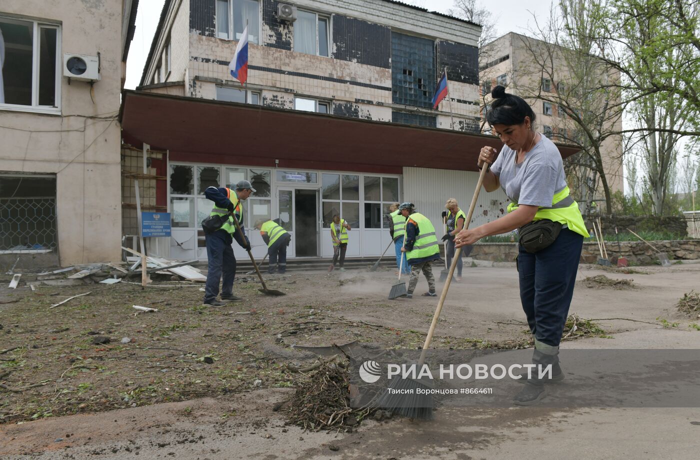 ВСУ обстреляли центр Горловки в ДНР