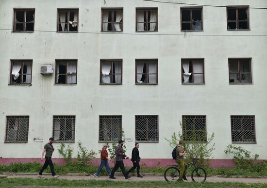 ВСУ обстреляли центр Горловки в ДНР