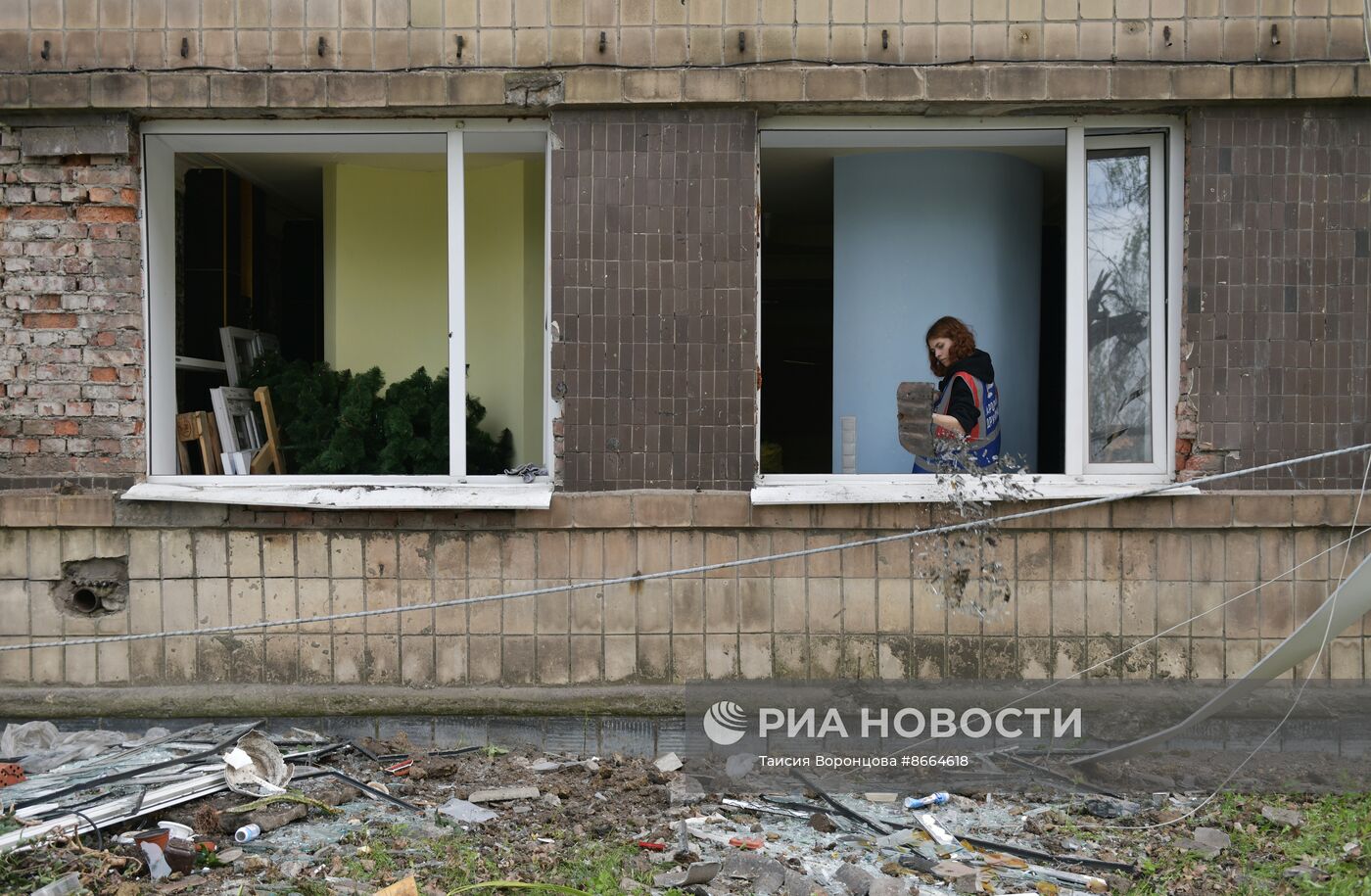 ВСУ обстреляли центр Горловки в ДНР