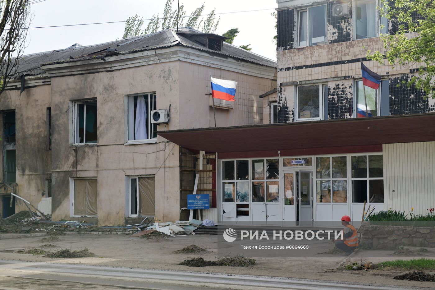 ВСУ обстреляли центр Горловки в ДНР