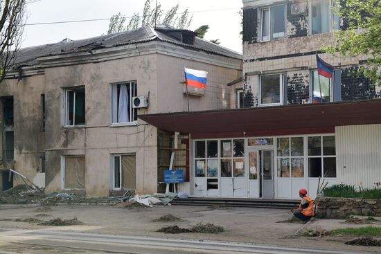 ВСУ обстреляли центр Горловки в ДНР