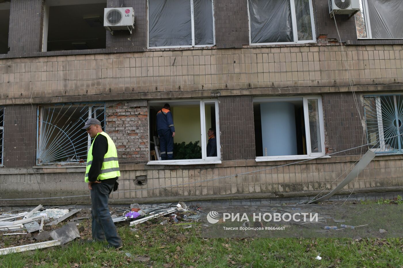 ВСУ обстреляли центр Горловки в ДНР