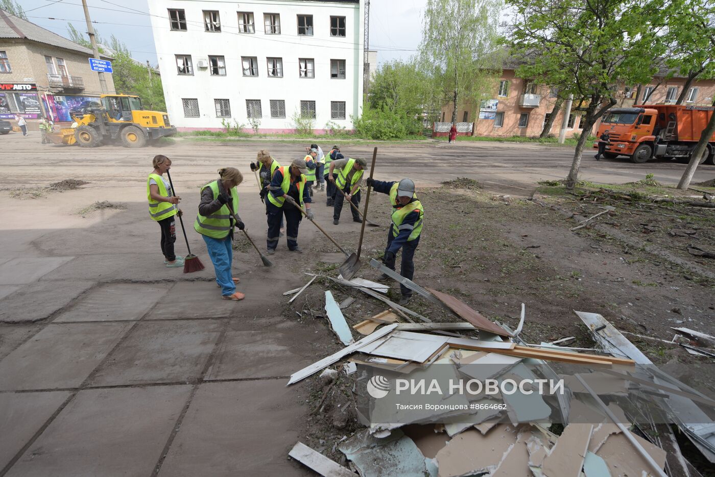 ВСУ обстреляли центр Горловки в ДНР