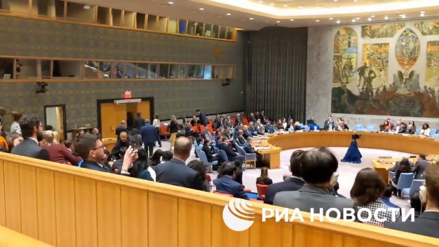 Арабские делегации покидают зал Совбеза ООН
