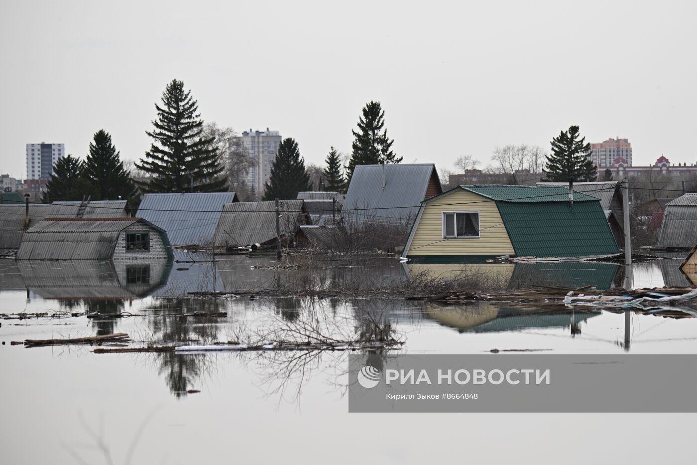 Паводок в Кургане