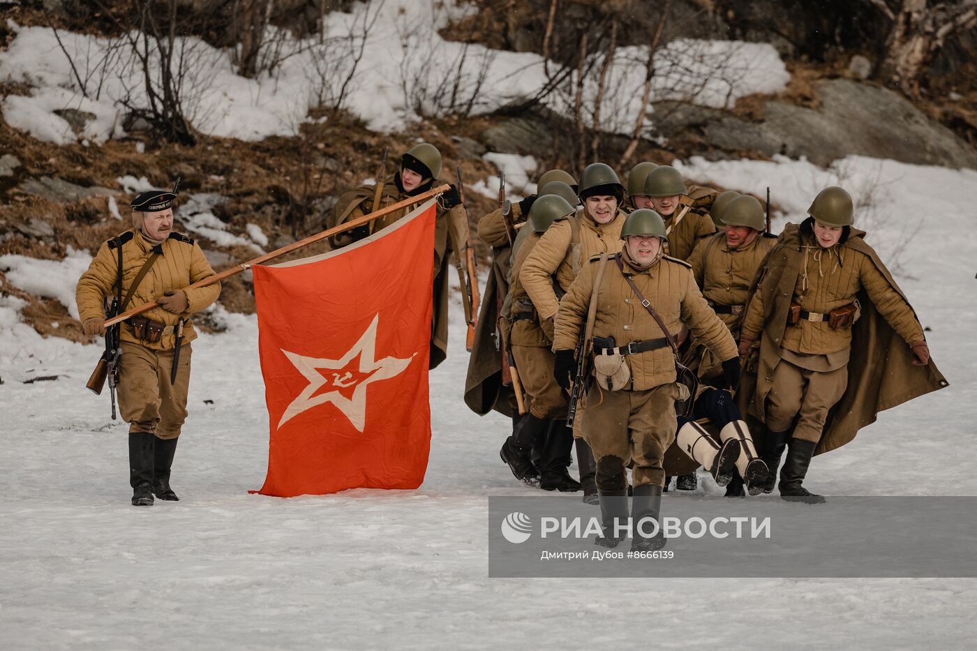 Историческая реконструкция сражения времен Великой Отечественной войны 