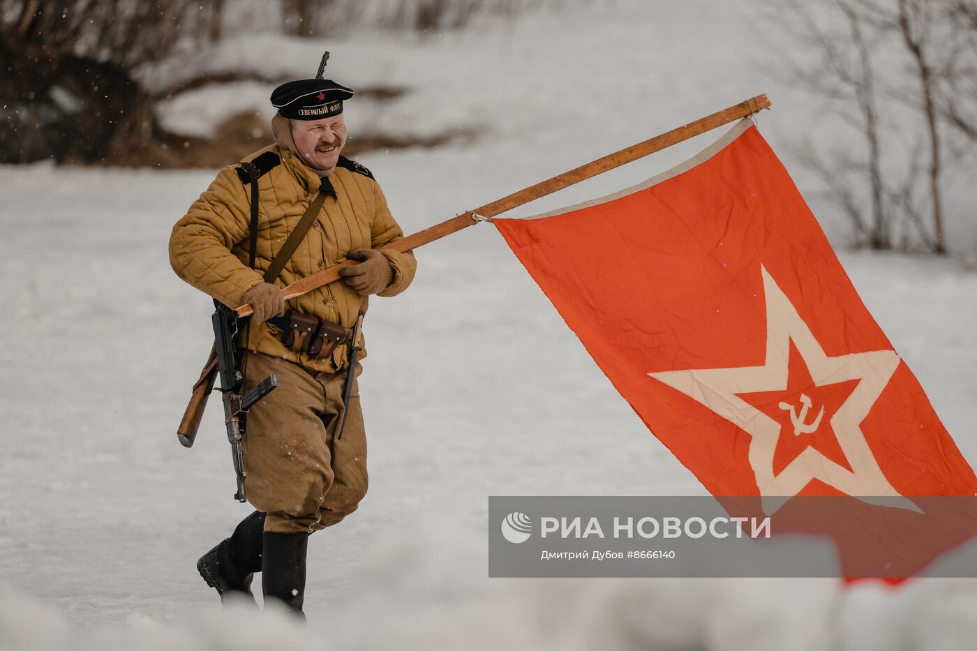 Историческая реконструкция сражения времен Великой Отечественной войны 