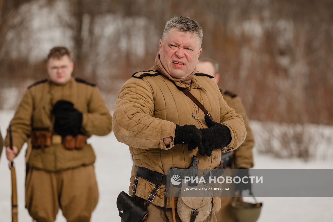 Историческая реконструкция сражения времен Великой Отечественной войны 