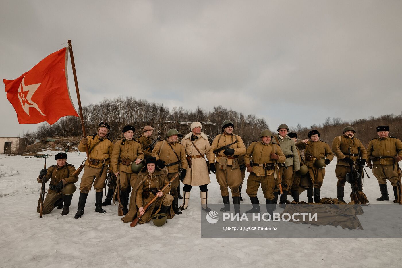 Историческая реконструкция сражения времен Великой Отечественной войны 