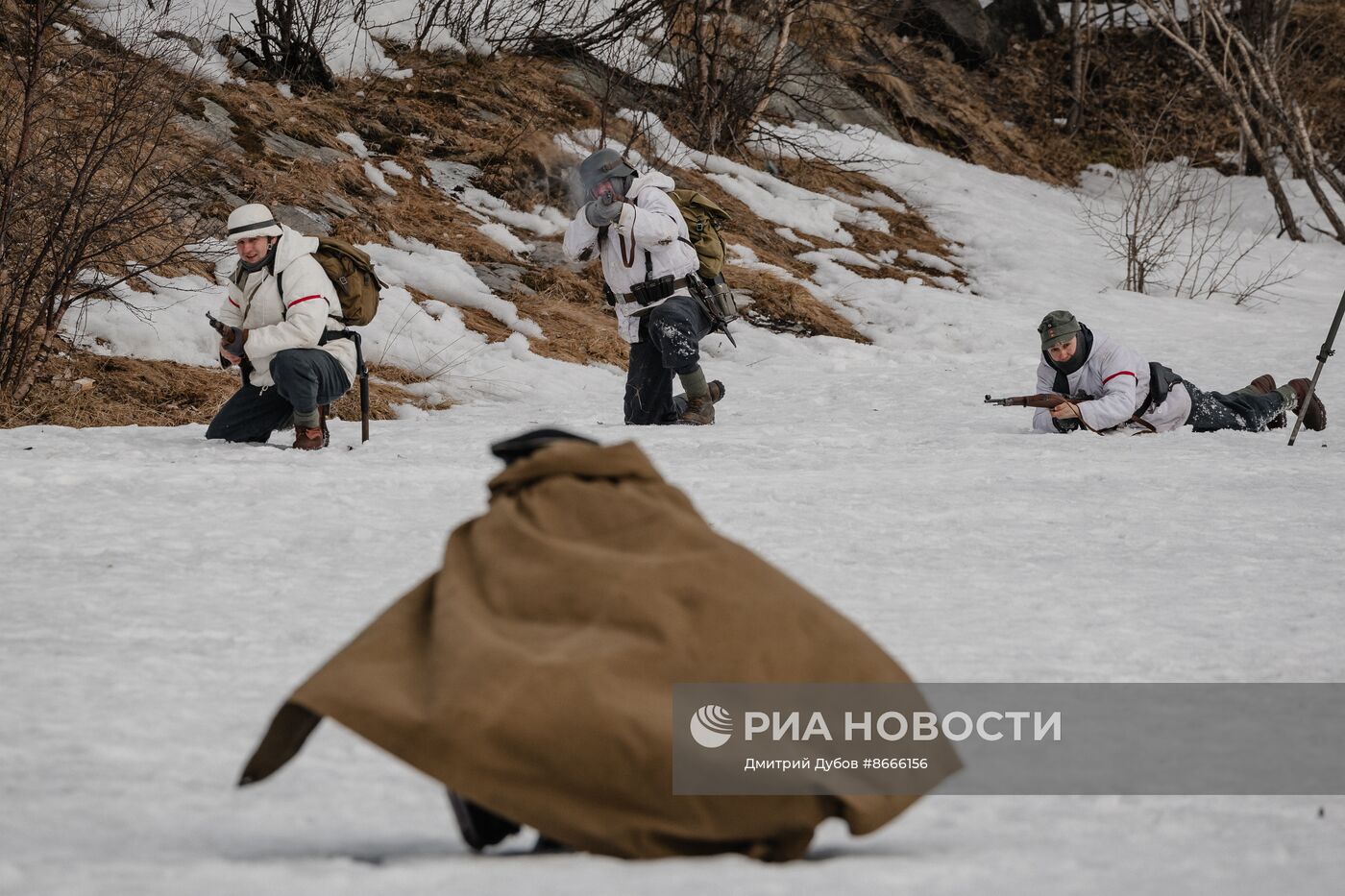 Историческая реконструкция сражения времен Великой Отечественной войны 