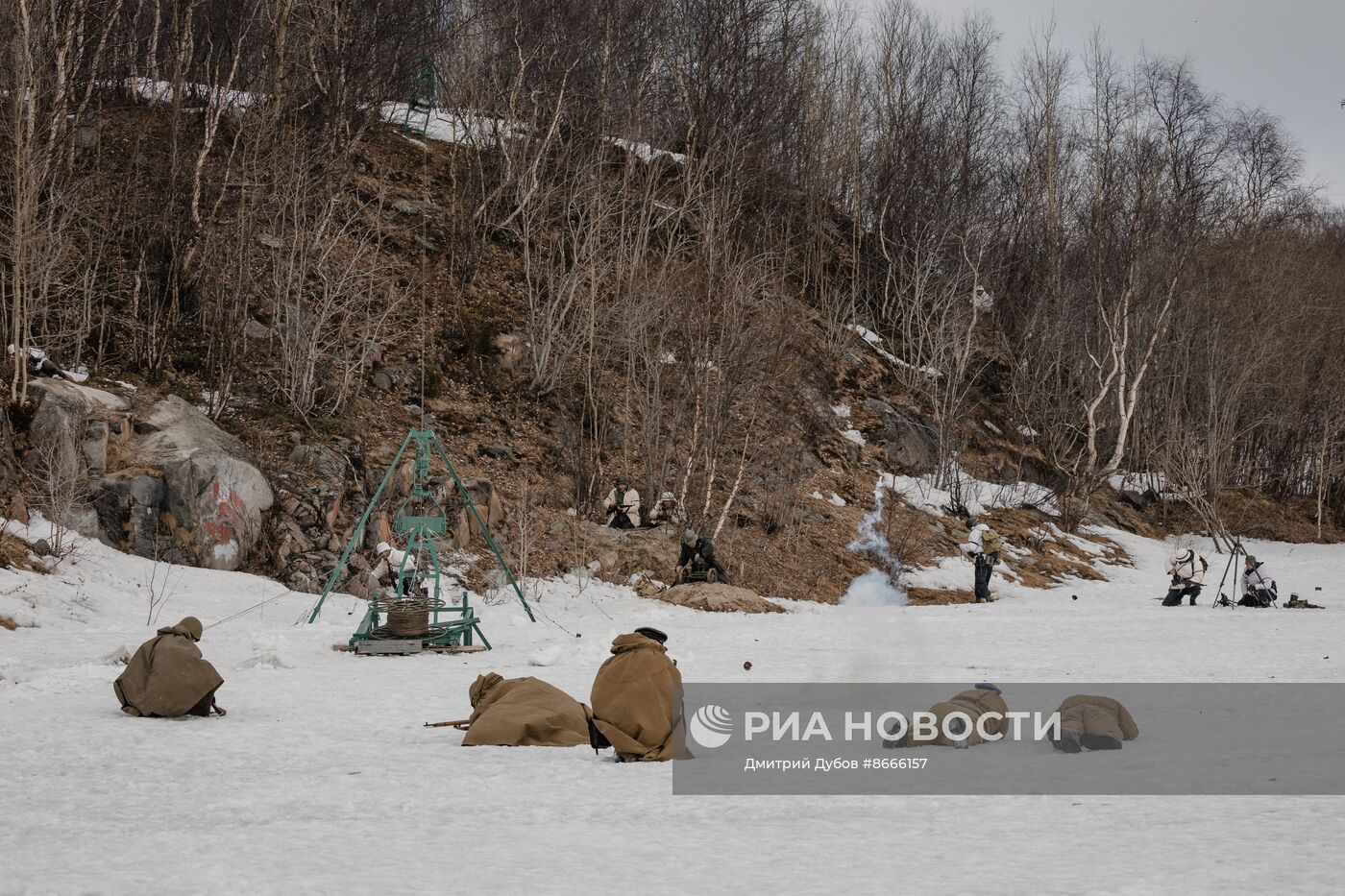 Историческая реконструкция сражения времен Великой Отечественной войны 