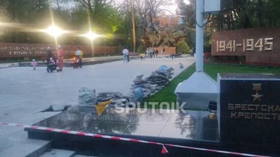 В Алматы накануне Дня Победы началась реконструкция мемориала Славы у Вечного Огня