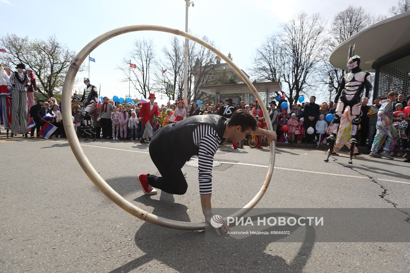 Выставка "Россия". Шествие "Искусство цирка"