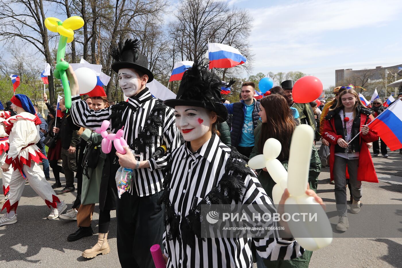 Выставка "Россия". Шествие "Искусство цирка"