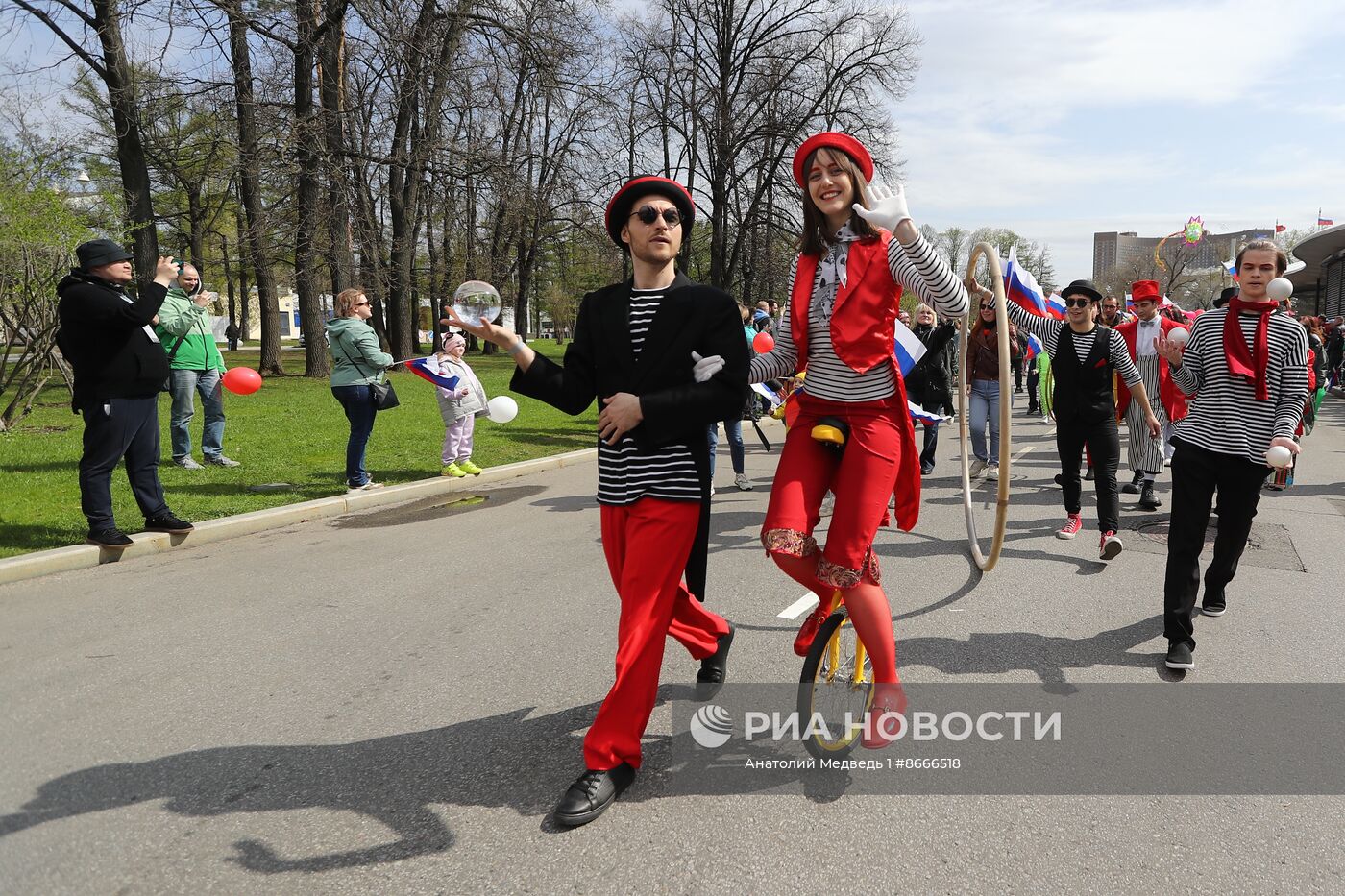 Выставка "Россия". Шествие "Искусство цирка"