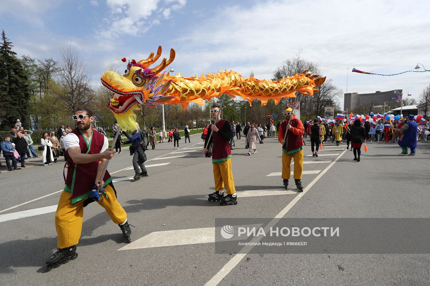 Выставка "Россия". Шествие "Искусство цирка"