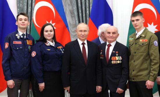 Переговоры президентов России и Азербайджана