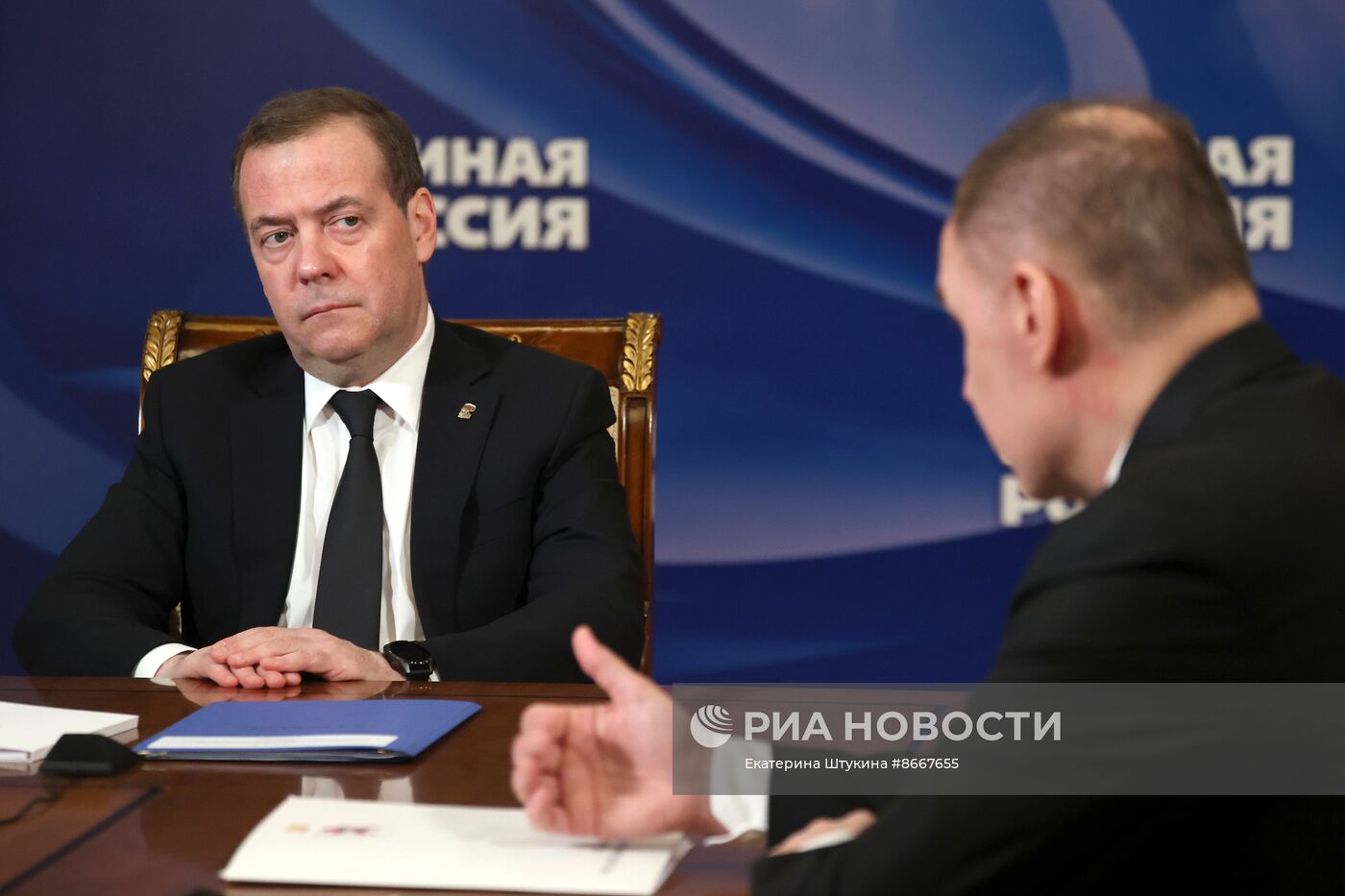 Зампред Совбеза Дмитрий Медведев провел встречу с главой Республики Марий Эл Юрием Зайцевым