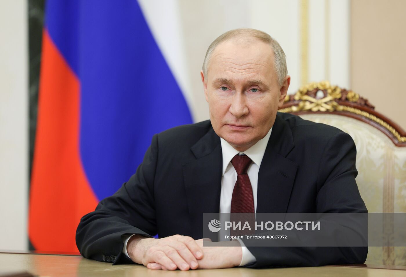 Видеообращение президента Владимира Путина к участникам 12-й международной встречи высоких представителей, курирующих вопросы безопасности