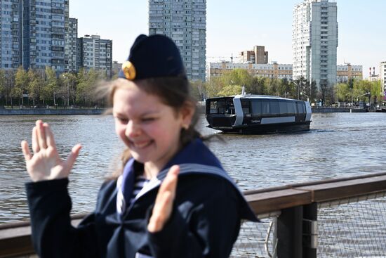 Открытие речной навигации на Южном речном вокзале 