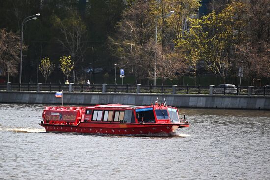 Открытие речной навигации на Южном речном вокзале 