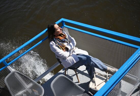 Открытие речной навигации на Южном речном вокзале 