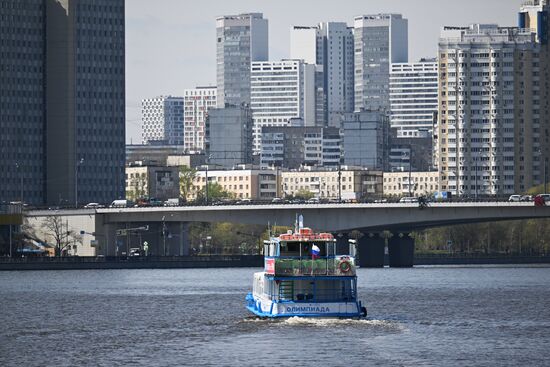 Открытие речной навигации на Южном речном вокзале 