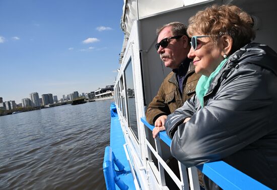 Открытие речной навигации на Южном речном вокзале 